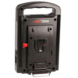 Cargador Dual Profesional Hedbox Rp-Dc100v Con Montaje En V