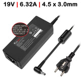 Cargador Para Portátil Gaming Asus 19V 6.32A 120W 4.5 X 3.0Mm