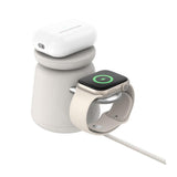 Cargador Inalámbrico Belkin Boostcharge Pro Auriculares, Smartphone, Reloj Inteligente Beige Corriente Alterna Carga Rápida Interior