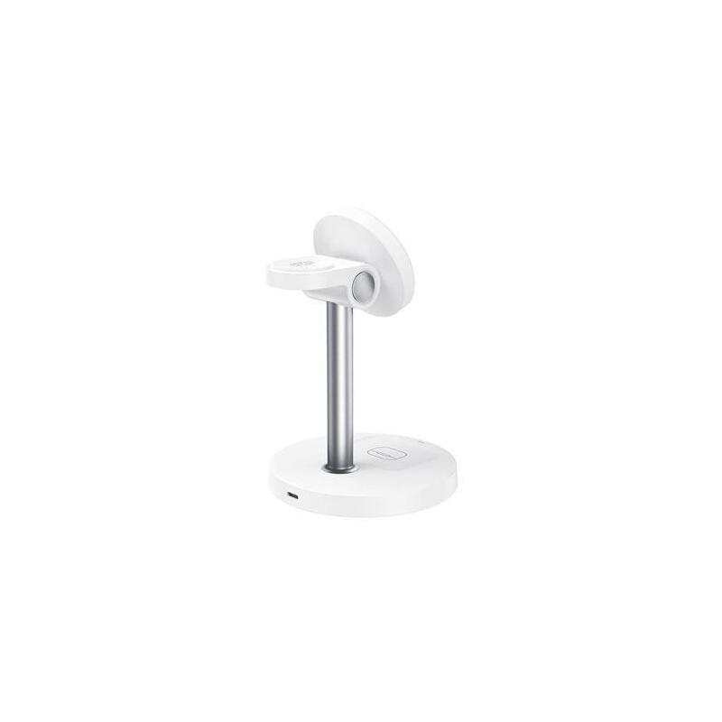 Xo Cx038 Cargador Inalambrico Magnetico Rapido - 15w - Sujecion Magnetica - Blanco