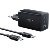 Cargador Joyroom Jr-Tcg01 65w Triple Usb Tipo C Usb Carga Rápida Negro