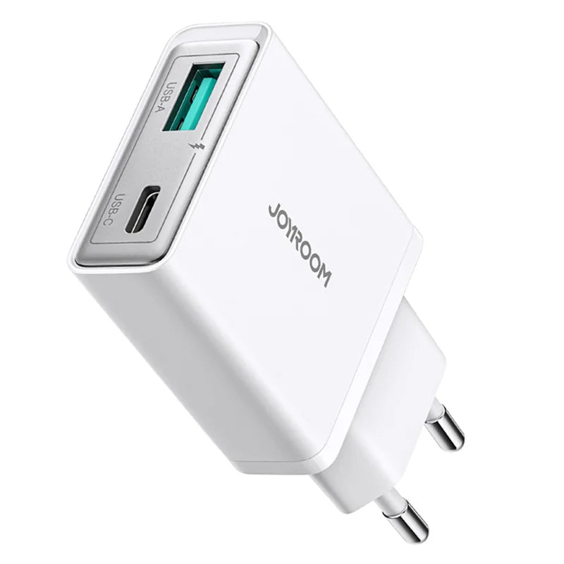 Cargador Joyroom Super Slim Con Puertos Usb-C +Y Usb-A