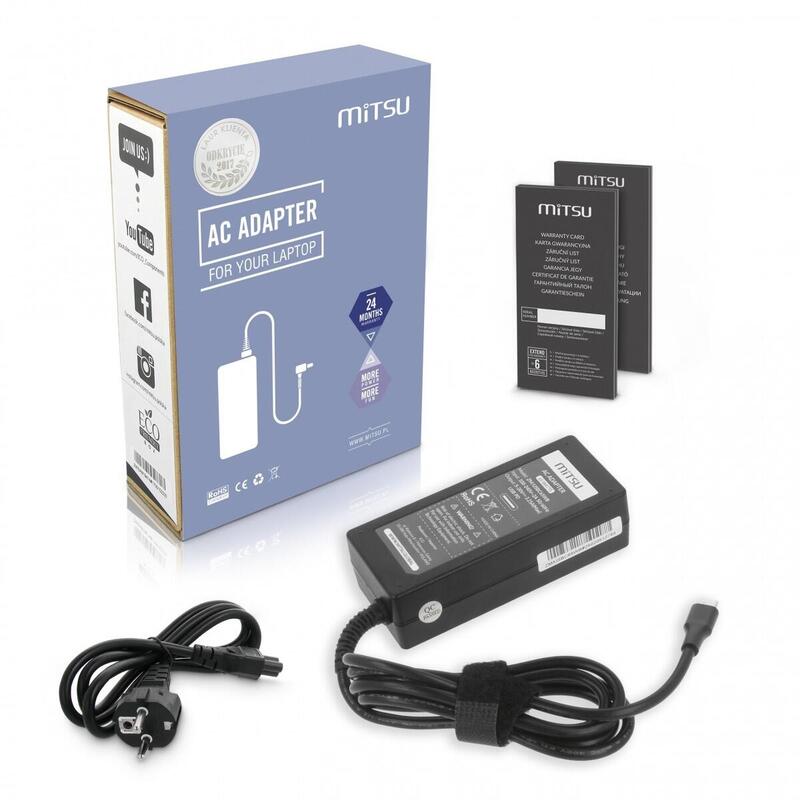 Cargador Ladowarka Do Laptopa 65w Usb-C 5v-9v-12v-15v-20v/3a, 20v/3.25a Pd