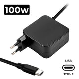 Cargador Multivoltaje  Para Portátil Usb C 5v   20v 5a 100w Negro