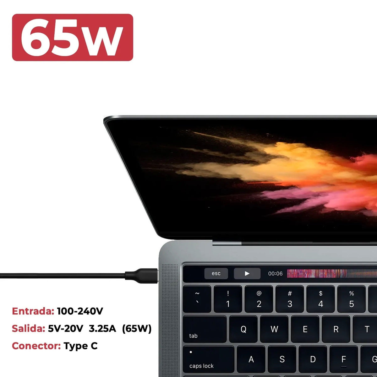 Cargador Asus Expertbook B5 B5404Cva Series Usb-C 65W