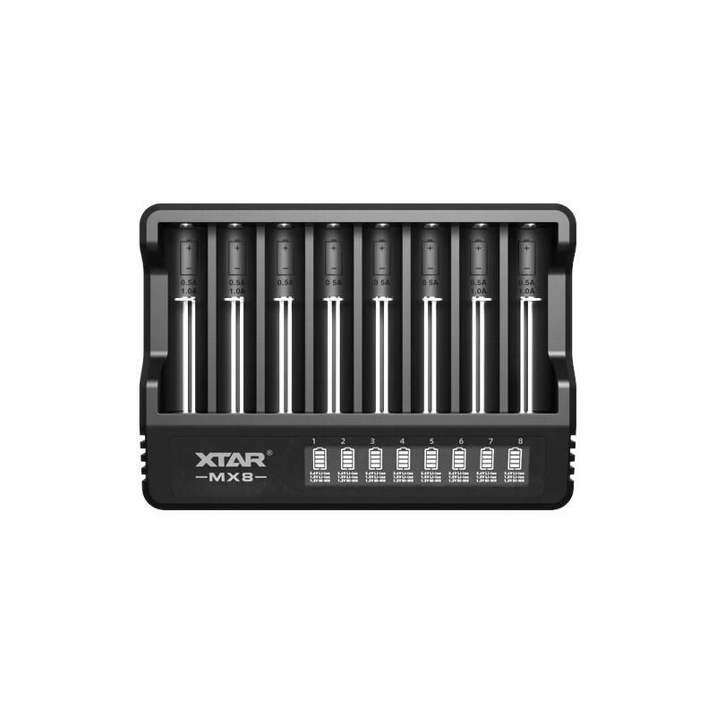 Cargador Para Baterías Li-Ion, Ni-Mh Xtar Mx8