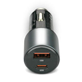 Cargador Para Coche Cc-60q Qc3.0 83w 1x Usb + 1x Usb-C Pd Negro