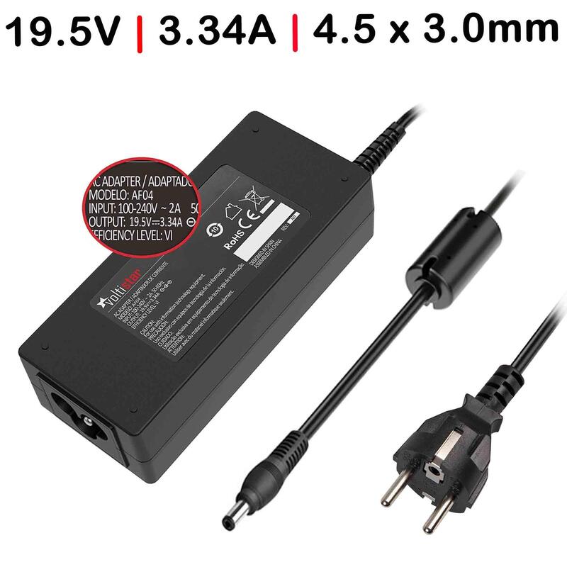 Cargador Para Portátil Dell La65ns2-01 4.5x3.0mm 19.5v 3.34a 65w