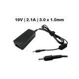 Cargador Para Portátil Samsung 19v 2.1a 3.0x1.0 Mm