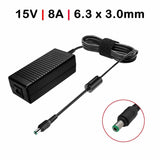 Cargador Para Portátil Toshiba Tecra A1 A2 A3 A3x A8 A9 A10 A11 15v 8a 120w 6.3x3.0mm