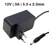 Cargador Para Tiras Leds Routers Cámaras De Seguridad 12v 3a 5.5x2.5mm