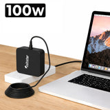 Cargador Multivoltaje Para Portátil Usb-C 5V - 20V 5A 100W Negro