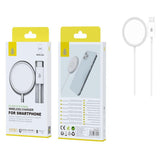 Cargador Rapido Inalámbrico Para Iphone X-14 Na0380 15w Blanco Mtk