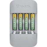 Cargador Varta Eco Charger Pro Reciclado 4x Aaa 56813 800mah