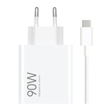 Cargador  Xiaomi Hypercharge Gan Universal De Pared 90w - Usb-A - Carga Rapida - Blanco