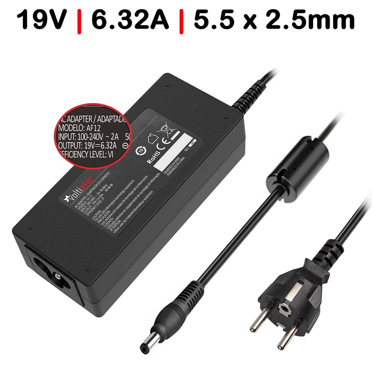 Cargador Para Portátil Toshiba Satellite A350-20Q A350-20S A350D-202