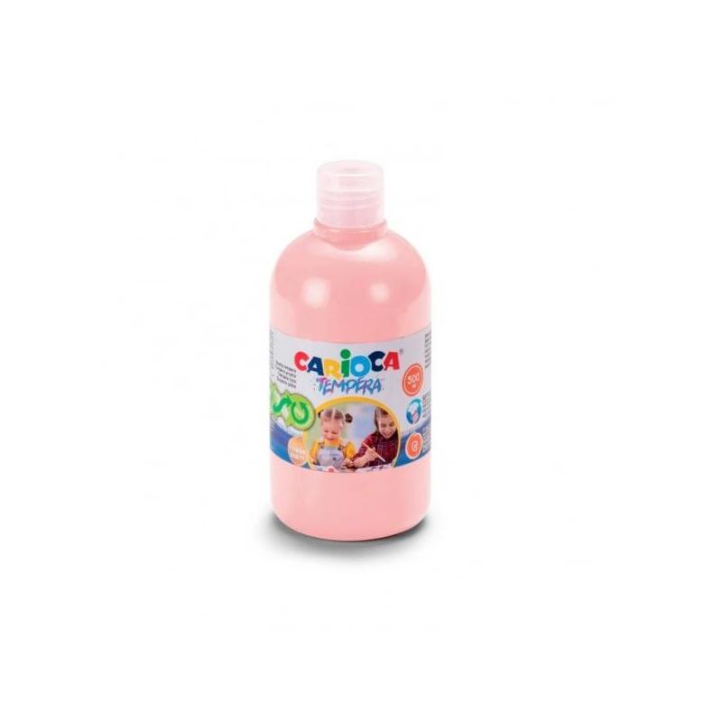 Carioca Botella De Tempera - 500ml - Colores Superlavables - Faciles De Mezclar - Aplicable En Materiales Porosos -