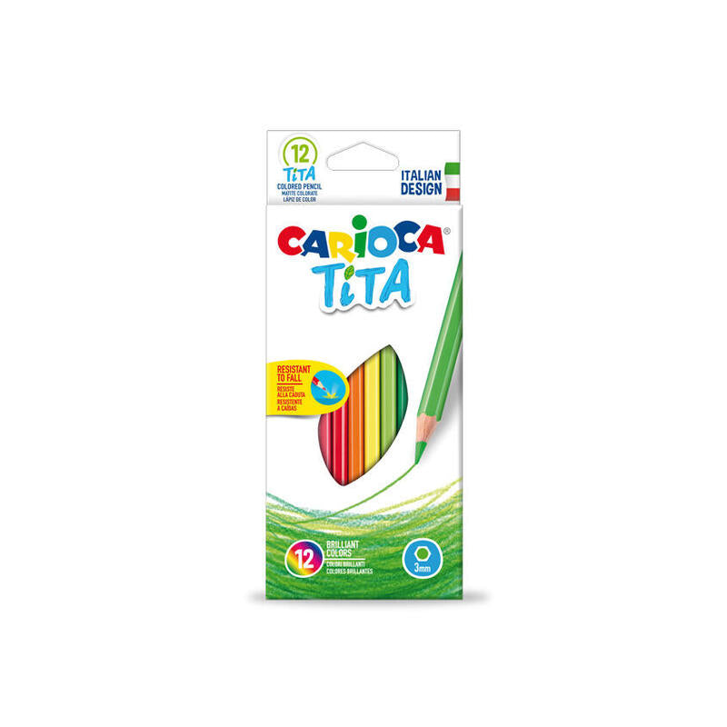 Carioca Lápices De Colores Tita - Caja De 12