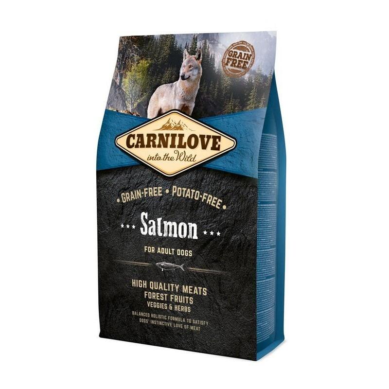 Carnilove Salmón Para Adultos - Alimento Seco Para Perros - 4kg