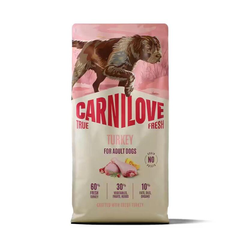 Carnilove True Fresh  Dog Dry Turkey For Adult All Breeds 12 Kg
