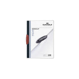 Carpeta Clip Durable Swingclip Pp 30 Hojas A4 Roja