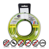 Carrete Cablecillo Flexible 4mm Bicolor Libre De Halógenos 50m