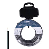 Carrete Cablecillo H07z1-K 6,00 Mm² Negro, 15 M