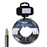 Carrete Manguera Acrilica 3x2,5mm 1000v Negra 5m