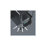 Carro De Taller Wera Tool Rebel 9700 1, Con Equipamiento, Carro De Herramientas Negro, Incluye 78 Herramientas 5150130001