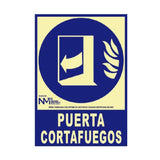 Cartel De Extinción "Puerta Cortafuegos" Clase B (Pvc 0,7mm) 21x30cm Normaluz