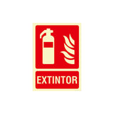 Cartel De Señalización Extintor