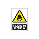 Cartel De Señalización Peligro De Incendio