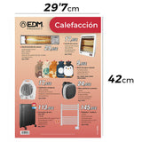 Cartel Promocional Calefacción Con Pvp Edm