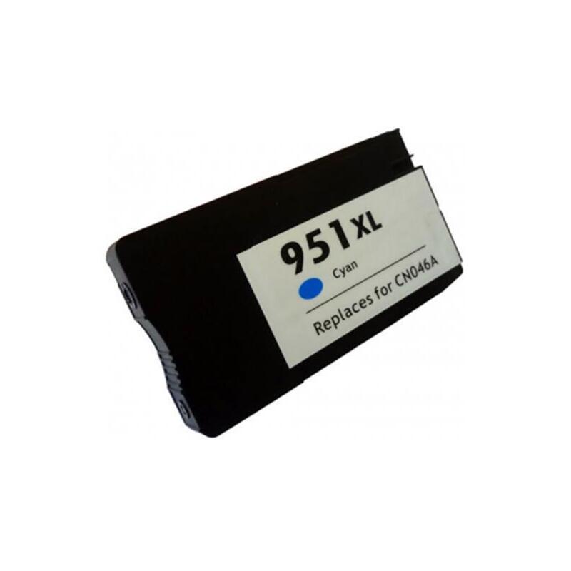 Cartucho De Tinta Generico Para Hp 951xl V4/V5 Cyan  Cn046ae/Cn050ae