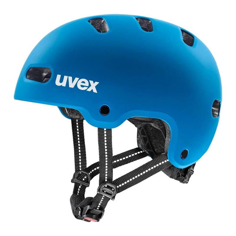Casco De Bicicleta Infantil Uvex Kid 4 55-58cm, Azul Burbuja Mate