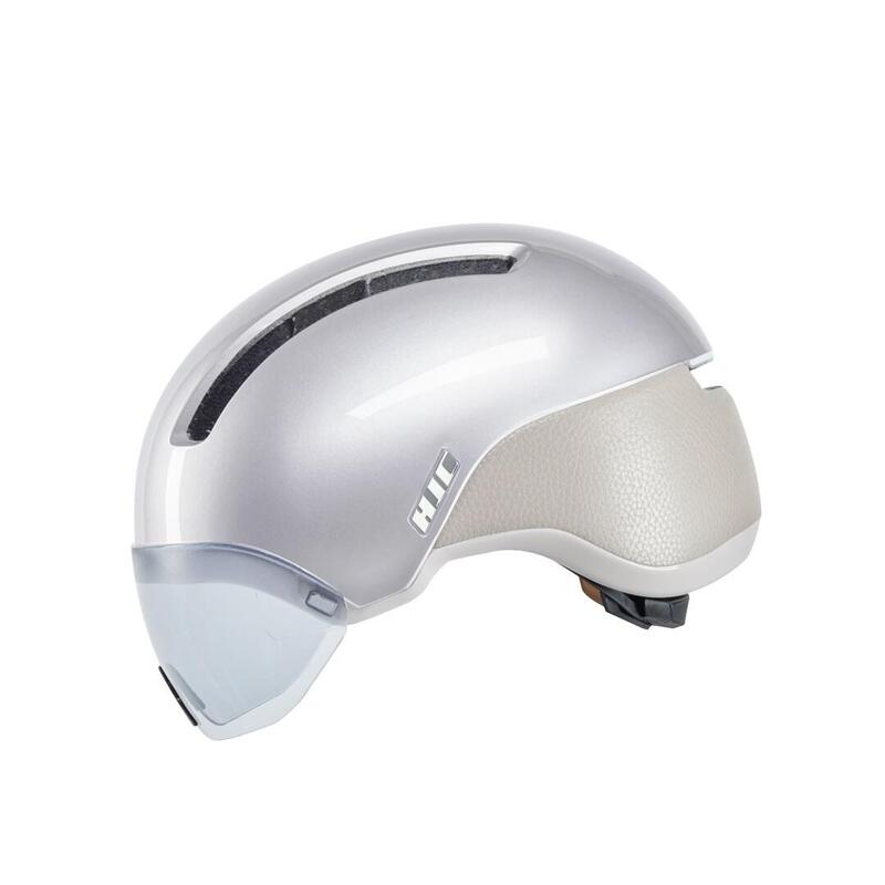 Casco De Ciclismo Hjc Calido Plus Plata Pearl Greyish Silver, Talla S