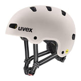 Casco De Ciclismo Infantil Uvex Kid 4 Style Mips, Gris Cálido Mate.
