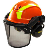 Casco De Seguridad Forestal Uvex Pheos Naranja