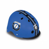 Casco Globber Elite Lights Racing, Azul Oscuro, 507-300