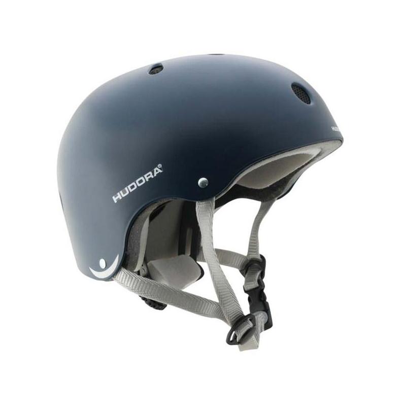 Casco Skater Hudora Azul Oscuro, Talla. 48-52