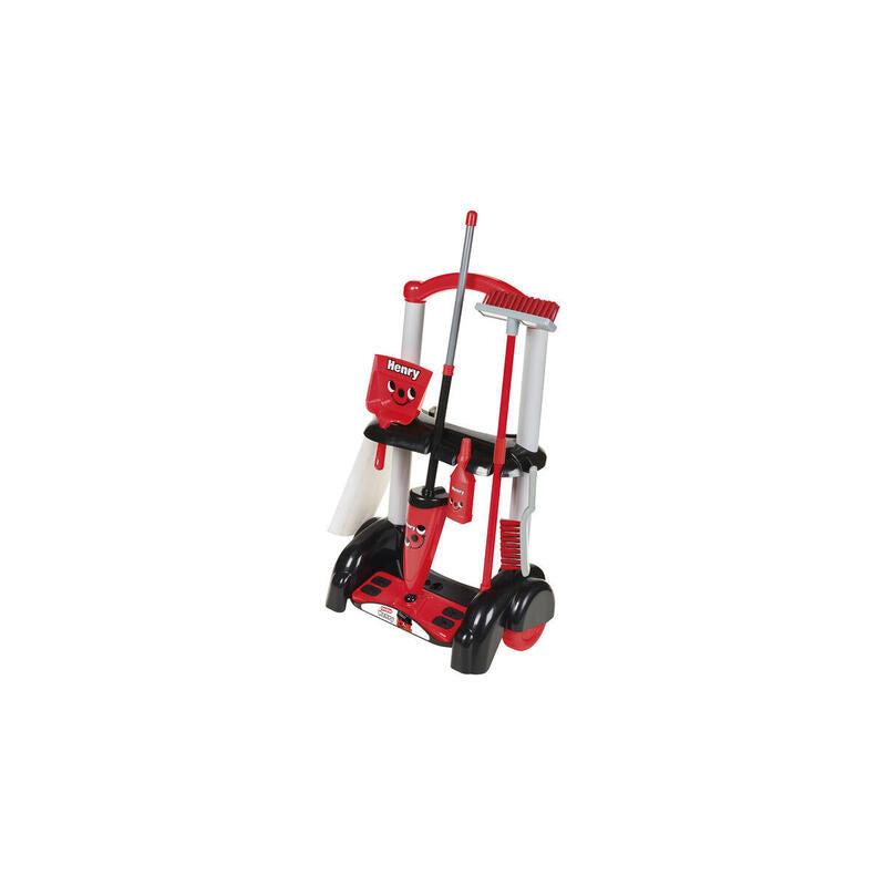 Casdon Henry Cleaning Trolley, Electrodoméstico Infantil Rojo 63050