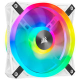 Case Acc Fan 12cm Corsair Ql120wh Rgb 1pcs Rgb Pwm 1500rpm 71m³/H 26dba 4pin Single Pack White