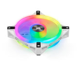 Case Acc Fan 12cm Corsair Ql120wh Rgb 1pcs Rgb Pwm 1500rpm 71m³/H 26dba 4pin Single Pack White