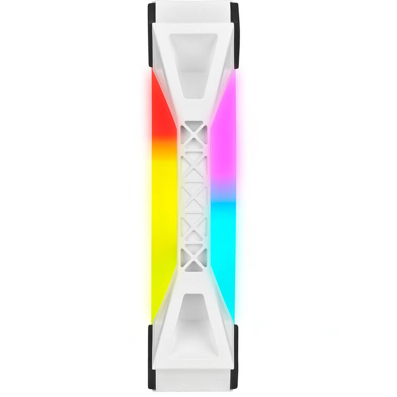 Case Acc Fan 12cm Corsair Ql120wh Rgb 1pcs Rgb Pwm 1500rpm 71m³/H 26dba 4pin Single Pack White