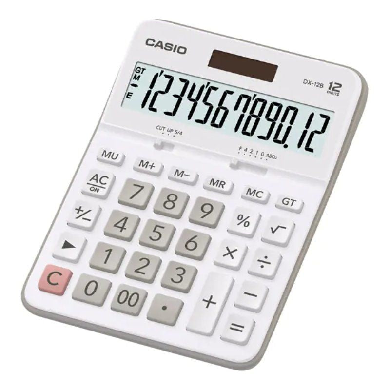 Casio Calculadora 12 Dígitos Blanco Dx-12b-W-Ec