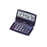 Casio Calculadora Bolsillo 8 Digitos Pantalla Grande Lcd Azul Marino