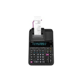 Casio Calculadora Con Impresora Dr-200r-Bk 12 Dígitos Negro