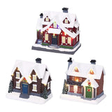 Casita De Navidad Led Con Luz Fija, Modelos Variados