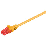 Cat 6 Patch Cable, U/Utp, Yellow, 0.5 M - Cca Material