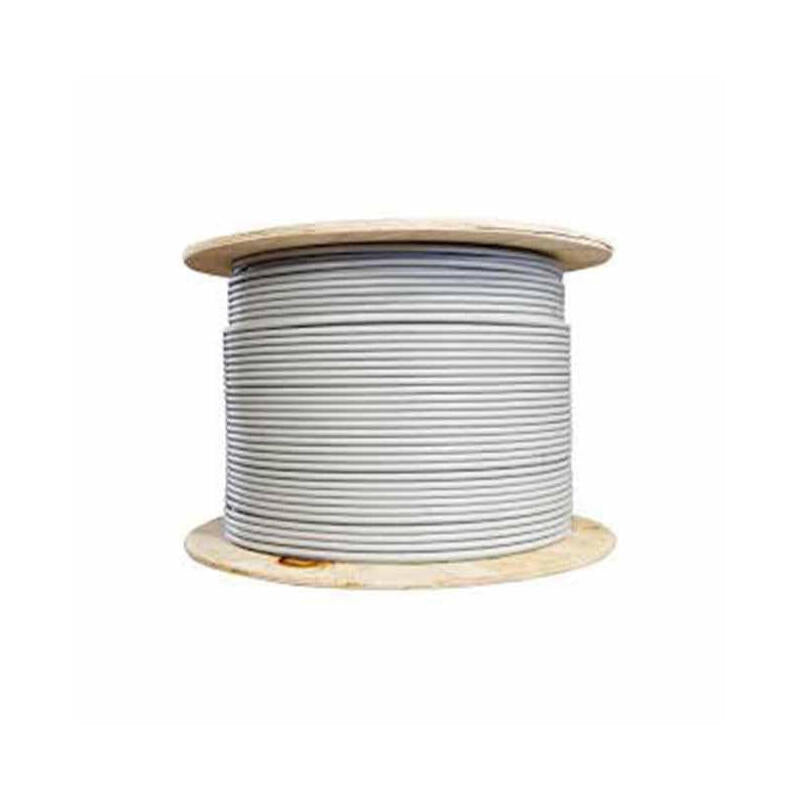 Cat6a U-Ftp Dual Network  Cable 4x2xawg23 Lszh White